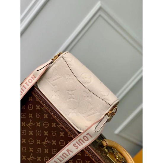Replica Borsa Louis Vuitton Diane Monogram Empreinte M46388 Bianca