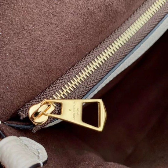 Replica Borsa Louis Vuitton Diane Monogram Empreinte M46388 Bianca
