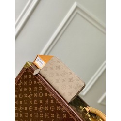 Replica Portafoglio Louis Vuitton Zippy Mahina M69821 Grigio