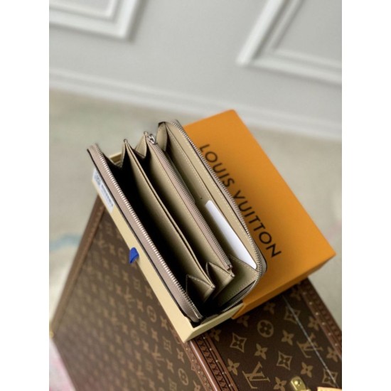 Replica Portafoglio Louis Vuitton Zippy Mahina M69821 Grigio