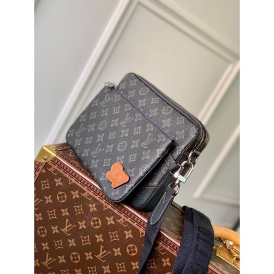 Replica Borsa da uomo Louis Vuitton Trio Messenger Monogram M46340