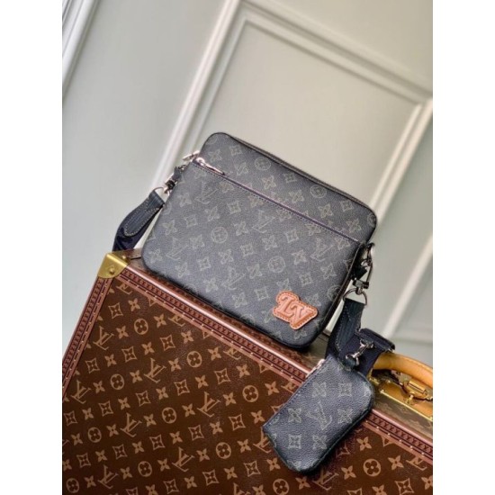 Replica Borsa da uomo Louis Vuitton Trio Messenger Monogram M46340