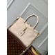 Replica Borsa Louis Vuitton Trianon PM Monogram Empreinte M46503 Bianca