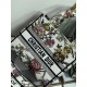 Replica Borsa Christian Dior Medium Lady D-Lite Jardin Botanique Ricamo Bianco