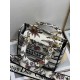 Replica Borsa Christian Dior Medium Lady D-Lite Jardin Botanique Ricamo Bianco