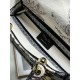 Replica Borsa Christian Dior Medium Lady D-Lite Jardin Botanique Ricamo Bianco