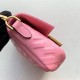 Replica Borsa Fendi Mini Baguette Motivo FF Rosa
