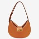 Replica Borsa Hobo Croissant Piccola Fendi Marrone