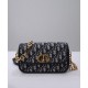 Replica Christian Dior 30 Montaigne Avenue Bag Box pelle di vitello blu scuro