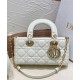 Replica Christian Dior Small Lady D-Joy Bag Latte Patent Cannage Calfskin Cream