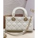 Replica Christian Dior Small Lady D-Joy Bag Latte Patent Cannage Calfskin Cream