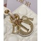 Replica Christian Dior Small Lady D-Joy Bag Latte Patent Cannage Calfskin Cream