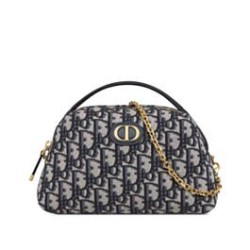 Replica Borsa Christian Dior Mini 30 Montaigne D-Cosy blu scuro