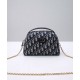 Replica Borsa Christian Dior Mini 30 Montaigne D-Cosy blu scuro
