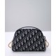 Replica Borsa Christian Dior Mini 30 Montaigne D-Cosy blu scuro