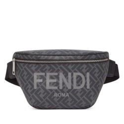 Replica Marsupio in tessuto Fendi FF 7VA562 nero