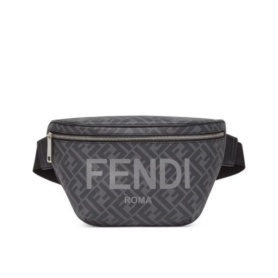 Replica Marsupio in tessuto Fendi FF 7VA562 nero