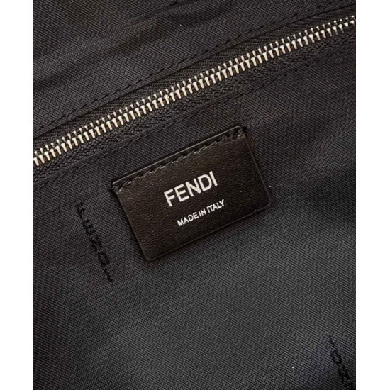 Replica Marsupio in tessuto Fendi FF 7VA562 nero