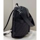 Replica Zaino jacquard Fendi con coulisse FF 7VZ056 Nero
