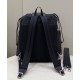 Replica Zaino jacquard Fendi con coulisse FF 7VZ056 Nero