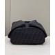 Replica Zaino jacquard Fendi con coulisse FF 7VZ056 Nero