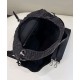 Replica Zaino jacquard Fendi con coulisse FF 7VZ056 Nero