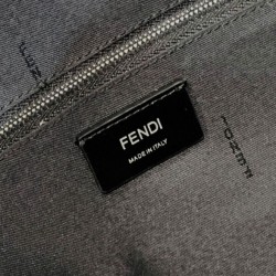 Replica Zaino jacquard Fendi con coulisse FF 7VZ056 Nero