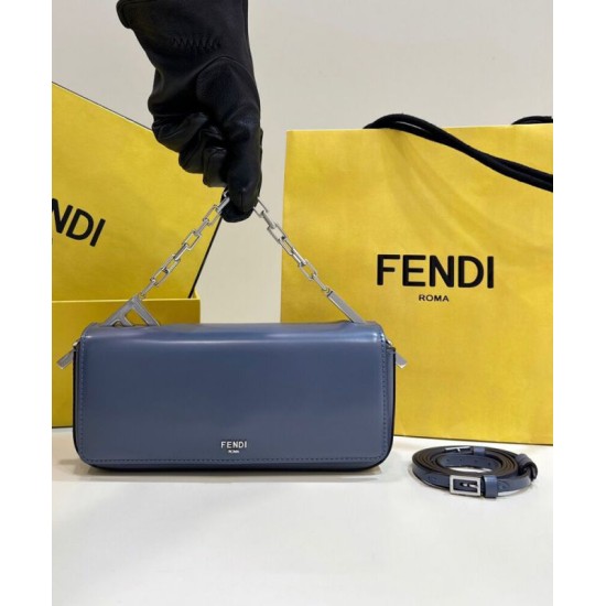 Replica Mini borsa Fendi First Sight 8BS072 blu