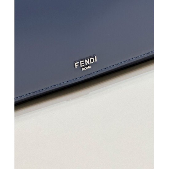 Replica Mini borsa Fendi First Sight 8BS072 blu