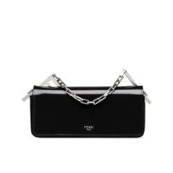 Replica Mini borsa Fendi First Sight 8BS072 nera