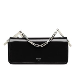 Replica Mini borsa Fendi First Sight 8BS072 nera