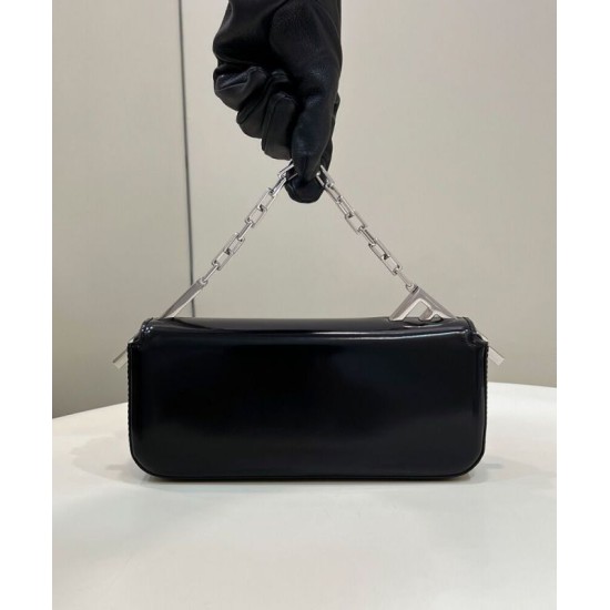 Replica Mini borsa Fendi First Sight 8BS072 nera