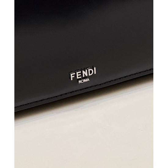 Replica Mini borsa Fendi First Sight 8BS072 nera