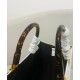 Replica Fendi borsa tote media con motivo Sunshine FF 8BH386 crema