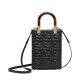 Replica Borsa shopper Fendi Mini Sunshine 8BS051 nera