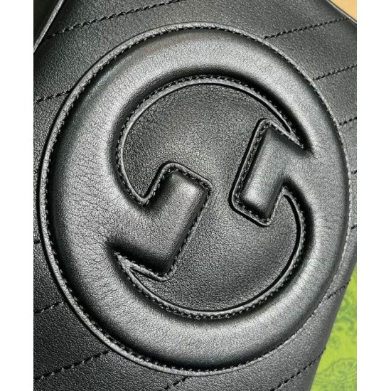 Replica Borsa a tracolla piccola Gucci Blondie 742360 nera