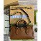 Replica Borsa a tracolla piccola Gucci Diana 735153 Caffè
