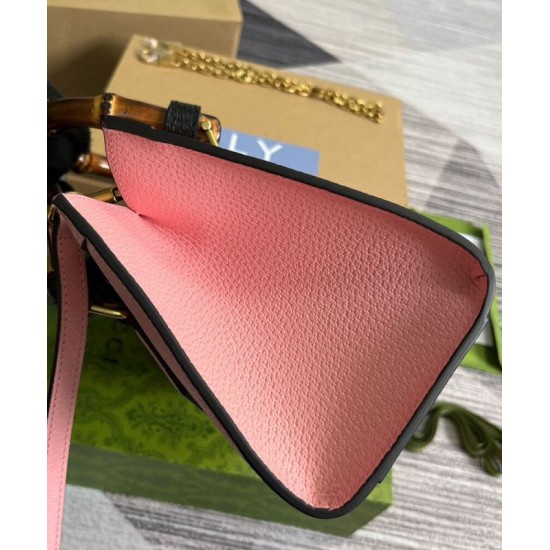 Replica Borsa a tracolla piccola Gucci Diana 735153 Rosa