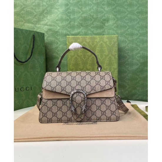 Replica Borsa a mano piccola Gucci Dionysus 739496 Albicocca