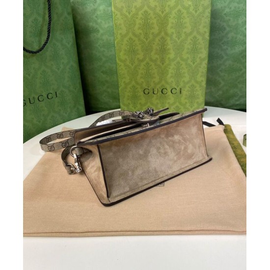 Replica Borsa a mano piccola Gucci Dionysus 739496 Albicocca