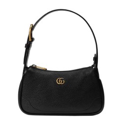 Replica Borsa a tracolla Gucci Aphrodite con doppia G 739076 nera