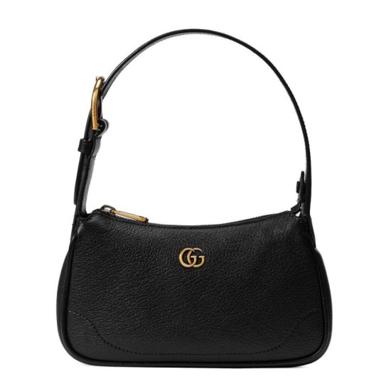 Replica Borsa a tracolla Gucci Aphrodite con doppia G 739076 nera