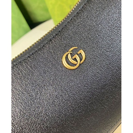 Replica Borsa a tracolla Gucci Aphrodite con doppia G 739076 nera