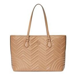 Replica Borsa tote grande Gucci GG Marmont 739684 Albicocca