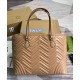 Replica Borsa tote grande Gucci GG Marmont 739684 Albicocca