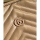 Replica Borsa tote grande Gucci GG Marmont 739684 Albicocca