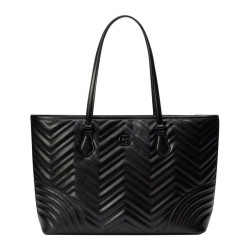 Replica Borsa tote grande Gucci GG Marmont 739684 nera