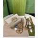 Replica Mini Borsa Gucci Horsebit 1955 703848 Crema