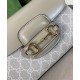 Replica Mini Borsa Gucci Horsebit 1955 703848 Crema
