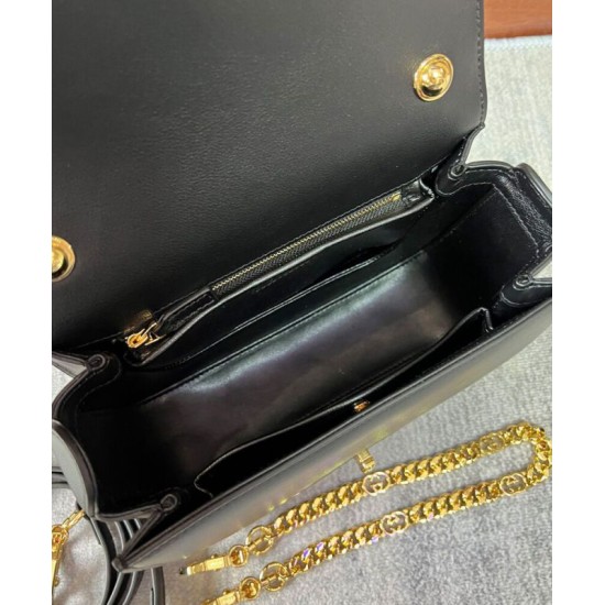 Replica Borsa a mano Gucci Blondie 735101 nera Replica Borsa a mano Gucci Blondie 735101 nera